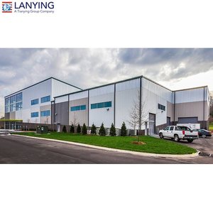 Dễ Dàng Lắp Ráp Không Thấm Nước Prefab Nhà Máy Xây Dựng/Kết Cấu Thép Hội Thảo/Kho - Product Image 2