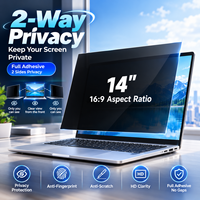 Film de protection d'écran de confidentialité pour ordinateur portable Nano 3A anti-espionnage, anti-reflets, anti-lumière bleue pour ordinateur HP Dell Asus Lenovo, colle intégrale
