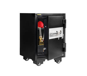 Cassaforte Ignifuga di Alta Qualità con Doppia Chiave, Robusta Cassaforte Segreta per Casa, Impermeabile e Resistente al Fuoco - Product Image 4