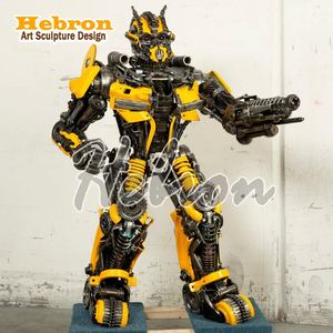 Escultura de Robot Gigante de Metal para Exteriores, Tamaño Personalizado, <span class=keywords><strong>Transformers</strong></span> con Luz LED, Estatua de <span class=keywords><strong>Megatron</strong></span> de Acero Inoxidable - Product Image 6