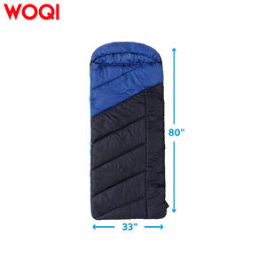 Sac de couchage Woqi Envelope pour adulte, imperméable, polyester bleu, 3 kg, pour le camping, utilisation trois saisons - Product Image 5