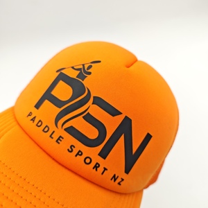 Gorra trucker de espuma estilo OTTO con logo impreso personalizado de alta calidad, OEM, MOQ bajo, 5 paneles, parte trasera de malla, cierre snapback para hombre, estilo streetwear. - Product Image 5