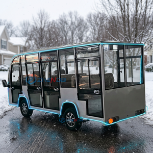 Bus électrique de tourisme de luxe Zhenda personnalisé avec batterie au lithium, 11 places, garantie 1 an, pour usage en station balnéaire et parc industriel - Product Image 1