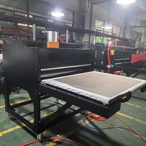 เครื่องรีดร้อนแบบลมอุตสาหกรรมสองสถานี ขนาดใหญ่ สำหรับงานพิมพ์ไวนิลลงบนเสื้อยืด รุ่น <span class=keywords><strong>J</strong></span> Large ขนาด 80 100 120 - Product Image 5