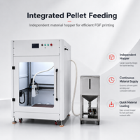 Machine d'impression 3D industrielle haute performance à double extrudeur, vitesse de 350 mm/s, compatible PLA/TPU/Flex, alimentation indépendante