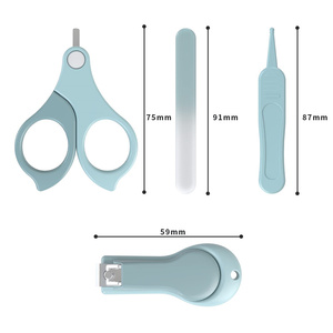 Nouveaux produits pour bébé 2024 ensemble de manucure pour ongles nouveau-né enfants mignon polisseur à ongles bébé Kit de soin des ongles Cutter - Product Image 3