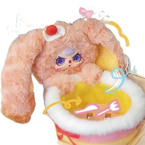 Cesta de almacenamiento Baby Three con forma de cuenco y asa de felpa para muñecas, coleccionables y regalos - Product Image 5