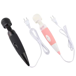 Vibrator dewasa untuk wanita senyap produk seks 220V Lurus kuat berlian hitam AV tongkat pijat Vibrator wanita - Product Image 1