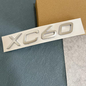 สติกเกอร์โลโก้ติดท้ายรถด้านหลังรถสติกเกอร์ติด XC60โลโก้รถวอลโว่สีดำ XC90 S80 S40 XC40 S60 V40 <span class=keywords><strong>V50</strong></span> V60 C30ติดตั้งง่าย - Product Image 4