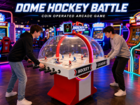 Table de hockey sur dôme, jeu d'arcade à monnayeur, hockey sur bulles pour centre commercial