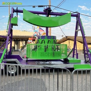 Manèges mobiles de fête foraine, mini-frisbees 6 places, manèges amusants pour événements de carnaval - Product Image 4