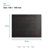 Panel Surya BC Solar Ringan 1W 2W 3W 4.5W 5V 9V 12V 18V Mono ETFE Modul PV Surya untuk Smart Planter SOS Locator