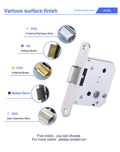 A55zl bền chống trộm chống cháy đánh giá Lỗ mộng khóa với chìa khóa cho bên ngoài lửa và khói cửa ra vào - Product Image 4