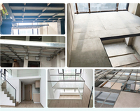 Panneau de sol modulaire anti-transpiration en MgSO4 pour structure en acier et loft