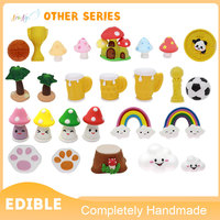 Décorations de gâteau de patte de chien de chat comestible à la main accessoires de cuisson pour enfants Cupcake Toppers fabricant de haute qualité