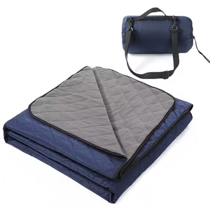 Alfombra de picnic impermeable de lana polar para aventuras al aire libre, camping, senderismo y salidas familiares. - Product Image 2