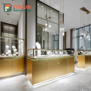 Mostrador de Exhibición de Joyería Minimalista para Centro Comercial, Mostrador de Metal para Centro Comercial, Vitrina para Joyería - Product Image 4