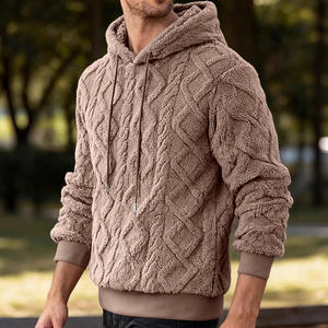 Sweat-shirt à capuche doublé polaire pour homme, style décontracté, chaud, automne-hiver, avec étiquette, design respirant - Product Image 4