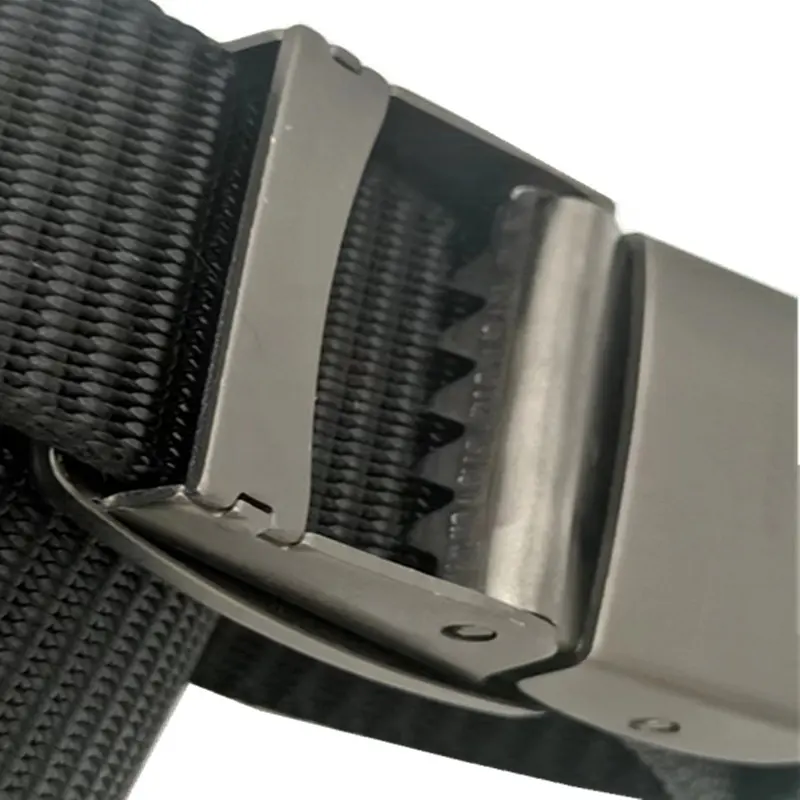 Heavy Duty Hiking Belt Durable Outdoor Nylon Unisex Mental Bucket Tactical Belts Nylon Waist Training Tactical Strap Belt