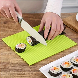 Bambú Japonés <span class=keywords><strong>Sushi</strong></span> Rolling Tool Silicona <span class=keywords><strong>Sushi</strong></span> Roll Mold <span class=keywords><strong>Sushi</strong></span> Seaweed Rice Roll - Product Image 5
