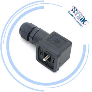 Katup konektor Solenoid, <span class=keywords><strong>2</strong></span> + PE 3 + PE LED 220V 24V DC AC DIN43650 A B C konektor Penumatic hidrolik - Product Image 5