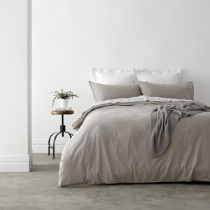 100% cotton 300tc phong cách cổ điển Duvet cover pillowcase tấm ga trải giường thiết lập rắn ném Đá rửa Nữ Hoàng kích thước để sử dụng nhà - Product Image 5