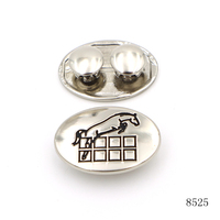 Qualité Cap Rivet Métal Logo Fer Pieds Logo Plaque Personnalisé Émail Logo Étiquette En Alliage De Zinc Ovale En Métal Logo pour Sac Accessoires