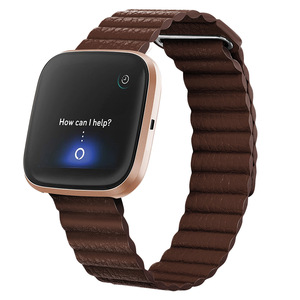 Fitbit Versa <span class=keywords><strong>2</strong></span> kadınlar için spor deri döngü manyetik saat kayışı kauçuk bilek bantları - Product Image 4