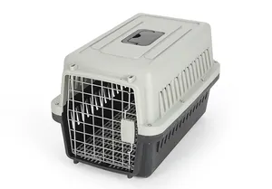 Hot Sale Dog Transport Box Airline Aprovado Pet cat Transportadora saco Plástico Casa Pet Gaiolas