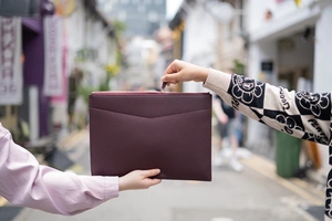 Bolsos de Cuero Genuino para Portátil de Negocios, Bolso de Mano de Moda con Cremallera, Pequeño Estuche de Belleza, Maletín para Hombres - Product Image 2