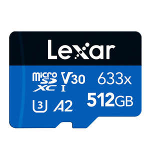 Tarjeta de Memoria <span class=keywords><strong>Micro</strong></span> TF <span class=keywords><strong>Lexar</strong></span> 633x Original, 100% Nueva, Azul, Velocidad A1/U1, Compatible con Videocámaras, 32GB-<span class=keywords><strong>512GB</strong></span>, Mini <span class=keywords><strong>SD</strong></span>, Plástico - Product Image 3