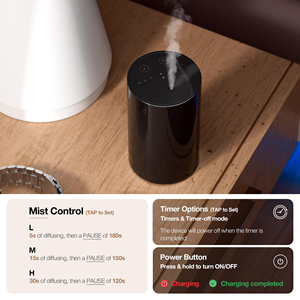 Home Portable air Freshener Metal Luxury Aluminum <b>Essential</b> <b>Oil</b> Waterless Aroma Car <b>Diffuser</b> Empty Bottle - Product Image 2