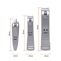 WELLFLYER NC-647 Coupe-ongles en acier inoxydable pour le visage et les ongles, ensemble de manucure et pédicure de haute qualité, taille standard, cadeau beauté