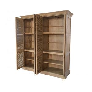 HL716 francese antico provinciale classico Vintage Country stile retrò mobili per camera da letto in legno massello rovere porta <span class=keywords><strong>armadio</strong></span> - Product Image 3