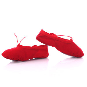<span class=keywords><strong>Chaussons</strong></span> de ballet en toile confortables et souples avec semelle extérieure en PU pour femmes - Styles yoga et gymnastique <span class=keywords><strong>rythmique</strong></span> - Product Image 2
