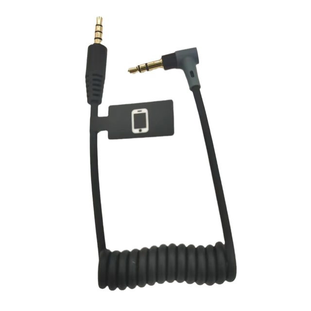 3.5mm TRS to TRS TRRS Patch Cable Microphone Cord 3.5mm Male to Male for Lark 150 M1 Tablet Cellphone PC DSLR Camera