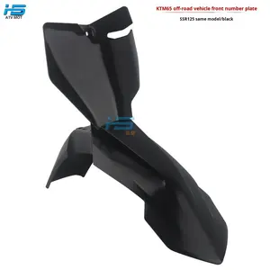 Accesorio <span class=keywords><strong>de</strong></span> placa <span class=keywords><strong>de</strong></span> matrícula delantera <span class=keywords><strong>de</strong></span> motocicleta KTM65 todoterreno pequeño con guardabarros <span class=keywords><strong>de</strong></span> plástico SSR125 placa frontal - Product Image 2