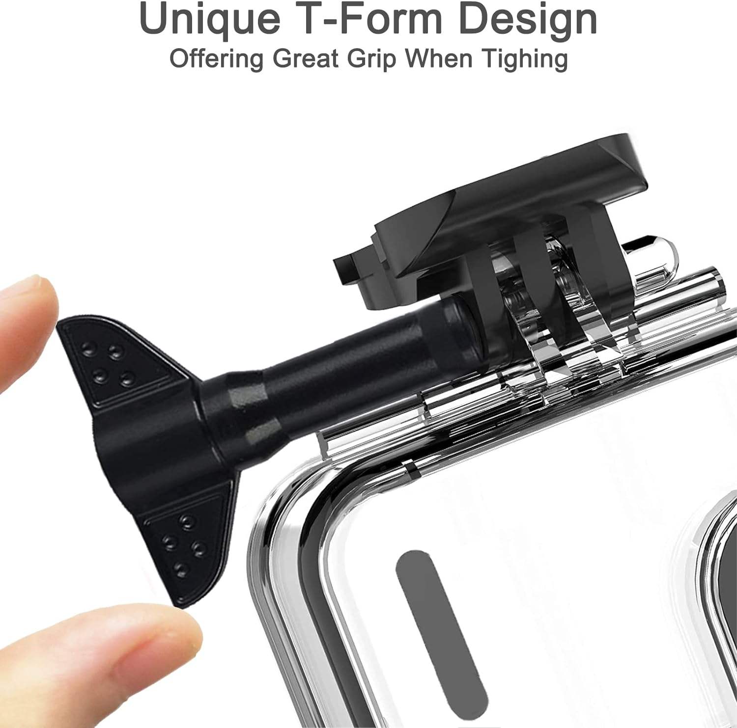 HONGDAK Waterproof Housing Case for Go Pro Hero11 10 9 Black Protective 60m Diving Case for GoPro 13 12 11 10 Camera Accessories