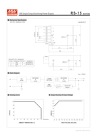 MW Original AC-DC-Schaltnetzteil RS-15-3.3 RS-15-5 RS-15-12 RS-15-24 Einzelausgang 5V 3A 15W 85-264VAC für 3D-Drucker