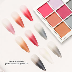 Polvo de Uñas de Lujo en 9 Colores, con Efecto Degradado Sólido, Brillo de Espejo Mágico, Purpurina Perlada, Degradado Fluido, Mate - Product Image 6