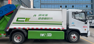 זול בשימוש 8 מטר מעוקב 15m3 20m3 20 מ "מ דיזל חשמלי 4 x2 משאית אשפה - Product Image 3