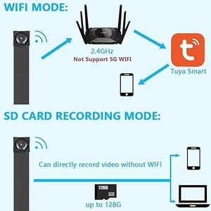 Monitor de Video WiFi Inteligente HD 1080P, Cámara Inalámbrica Remota para el Cuidado de Personas Mayores en el Hogar, Alerta - Product Image 5