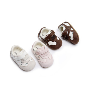 New Spring Autumn Baby Walking Shoes 0-12 Months Girls Cute Retro Soft Sole Princess Toddler Shoes Wholesale - Product Image 2