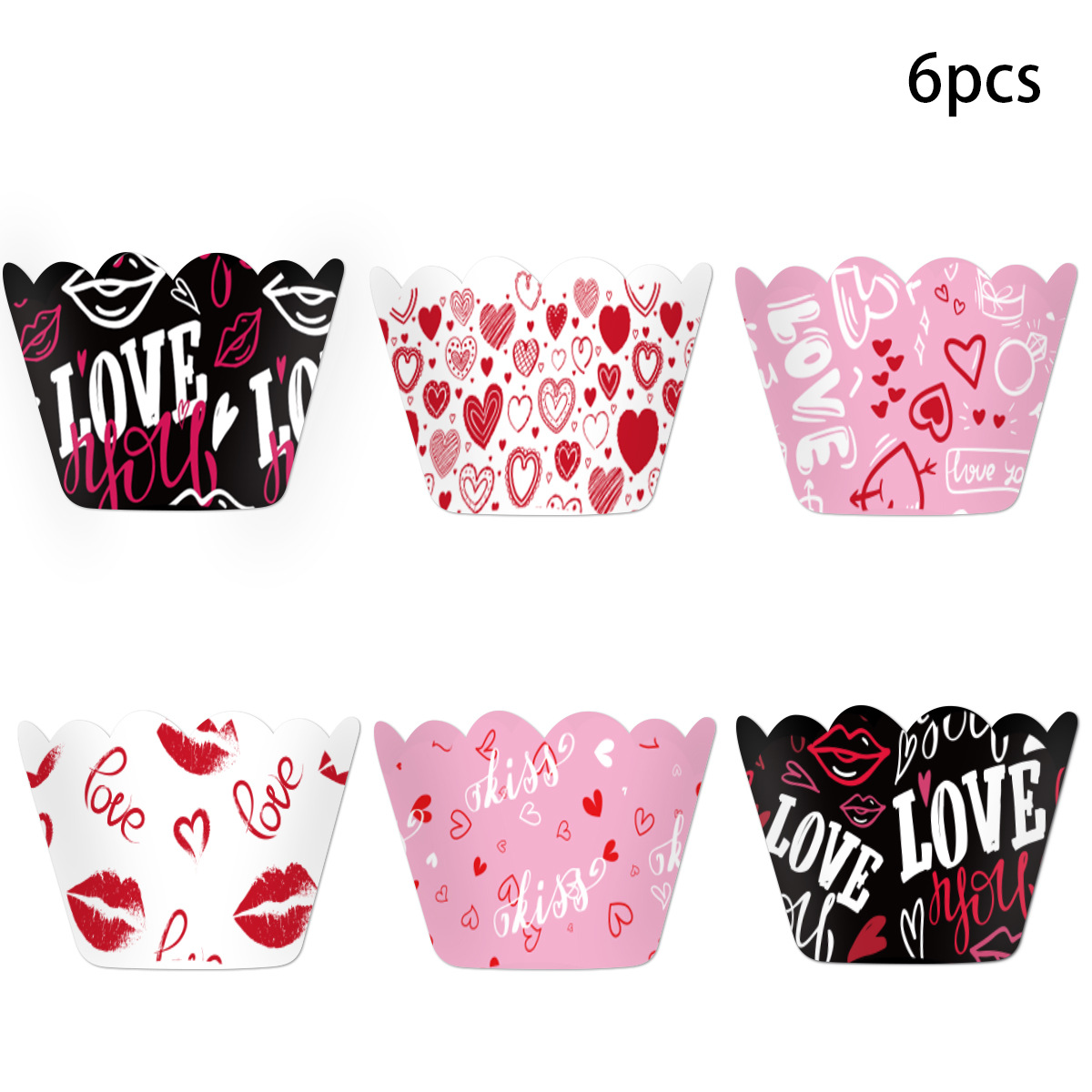 Borde de pastel * 6 piezas