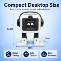 Robot de bureau EMO version IA ESP32-S3, robot interactif intelligent pour le chat et la danse, kit de développement DIY, Chine, taille d'écran 1