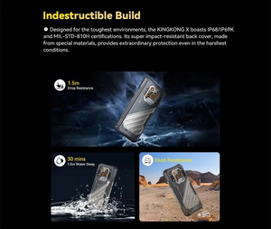2024 nouvelle arrivée <span class=keywords><strong>cubot</strong></span> kingkong x 5G téléphone robuste 16 Go + 256 Go Android 14 double SIM bas <span class=keywords><strong>prix</strong></span> en gros téléphone portable robuste - Product Image 6