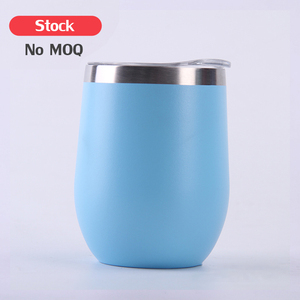 Push-sello tapa vino vaso NO MOQ listo para enviar 100% libre de bpa 16 oz taza de sublimación - Product Image 4