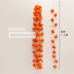 Vegetales artificiales para Halloween, guirnalda <span class=keywords><strong>de</strong></span> calabaza <span class=keywords><strong>de</strong></span> Acción <span class=keywords><strong>de</strong></span> Gracias, decoración <span class=keywords><strong>de</strong></span> pared, Festival <span class=keywords><strong>de</strong></span> <span class=keywords><strong>otoño</strong></span>, decoración <span class=keywords><strong>de</strong></span> <span class=keywords><strong>temporada</strong></span> para interiores y exteriores - Product Image 1