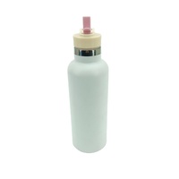 Bouteille d'eau isotherme JIAHE 650 ml avec revêtement poudré, logo personnalisé, en métal, sans BPA, anti-fuite, en acier inoxydable, pour le sport