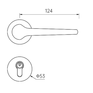 Manijas de Puerta de Acero Inoxidable Biomiméticas con Palanca Silenciosa Fluida en Color Rosa para Dormitorio, Baño y Hogar Modernos - Product Image 2